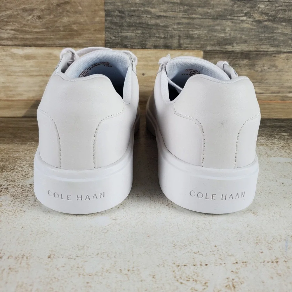 Cole Haan Grand Crosscourt Daily Kids Shoes Sz 9 9C White Leather Sneakers